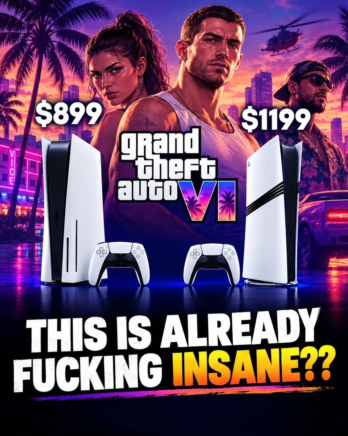 Rockstar's promise that GTA 6 runs best on PlayStation has triggered a global PS5 Pro shortage, with scalpers charging up to $1400 for a console that retails at $899.99.
